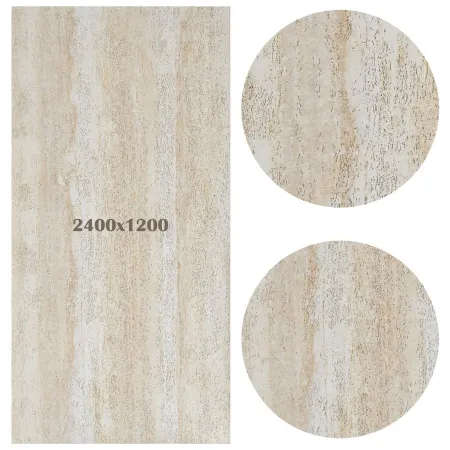 Гибкий камень Decaro Flex Stone Океанический травертин Ocean Travertine Tivoli D1012 2400×1200×4