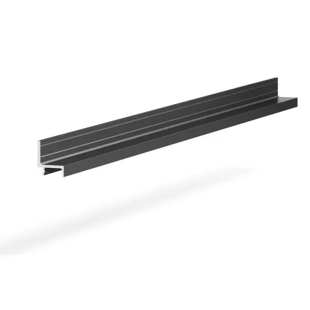 Профиль алюминиевый теневой с подсветкой Laconistiq Universal Panel Черный 44-11-300 3000×21,5×18,1