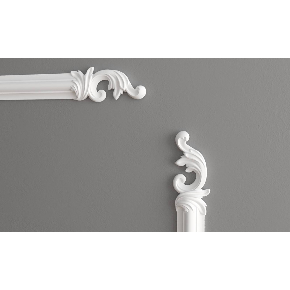 Завершающий элемент для молдинга H1-DD002 LR из дюрополимера Decor-Dizayn