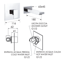 Смеситель для раковины Remer Q-Design QD15C QD15C