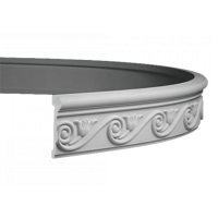 Молдинг гибкий из полиуретана 1.51.350 Европласт - Декоративный молдинг с рисунком