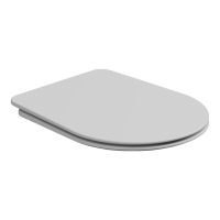 Крышка с сиденьем для подвесного унитаза с микролифтом GSG Ceramic Design Hit! HICOPRSLTICR000, белый глянцевый HICOPRSLTICR000