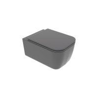 Чаша подвесного унитаза GSG Ceramic Design Brio BRWCSO021, пепел BRWCSO021