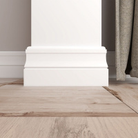 Плинтус напольный из ЛДФ Ultrawood  Base 0015 (2440 x 127 x 19 мм.)