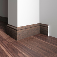 Плинтус напольный из дюрополимера ламинированный 005-73SH Decor-Dizayn