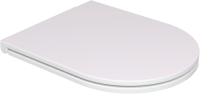 Крышка с сиденьем для подвесного унитаза с микролифтом GSG Ceramic Design Like LKCOPRSLTICR001, белый матовый LKCOPRSLTICR001
