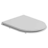Крышка с сиденьем для подвесного унитаза с микролифтом GSG Ceramic Design Cruise CRCOPRSLTICR001, белый матовый CRCOPRSLTICR001