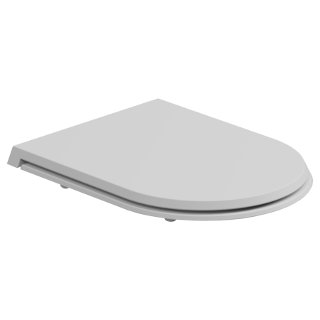 Крышка с сиденьем для подвесного унитаза с микролифтом GSG Ceramic Design Cruise CRCOPRSLTICR001, белый матовый CRCOPRSLTICR001