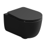 Чаша подвесного унитаза со смывом Smart Clean GSG Ceramic Design Hit! HIWCSO003, черный матовый HIWCSO003