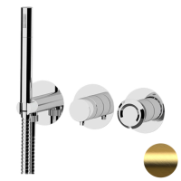 Смеситель для душа Remer Element ET97D2PBG, золото брашированное ET97D2PBG