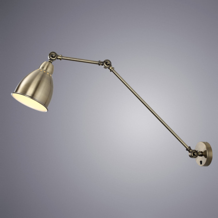 Настенный светильник поворотный с выключателем Arte Lamp A2055 A2055AP-1AB