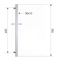 Душевая стойка 70 см Remer 317R 317R