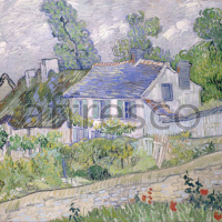 Картина: Винсент Ван Гог, Дома в Овере