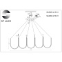 Светильник подвесной ST Luce HEIT SL6202.413.01