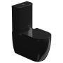 Чаша напольного унитаза биколор GSG Ceramic Design Like LKMBLBI000/002P, White/Black Shiny LKMBLBI000/002P
