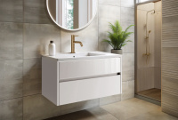 Тумба для раковины 90 см Onsen Niwa 71-BP-090-M03-V03, белый