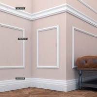 Напольный плинтус Bello Deco П6 120-24 из XPS Polymer