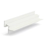 Профиль алюминиевый теневой с подсветкой Laconistiq Gips Белый RAL 9016 51-22-300 матовый 3000×43,8×44,1