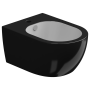 Биде подвесное биколор GSG Ceramic Design Like LKBISOBI000/002, White/Black Shiny LKBISOBI000/002