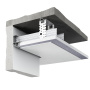 Профиль алюминиевый теневой под покраску Decaro D005.2 2000×30×44