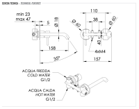 Смеситель для раковины Remer X Style X15PNO, чёрный матовый X15PNO