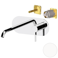 Смеситель для раковины Remer Metrica MC15KBBO, белый матовый MC15KBBO