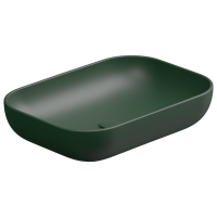 Раковина накладная 60x42 см GSG Ceramic Design Easy EALAVRE60036, Smeraldo Matt EALAVRE60036
