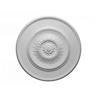 Розетка потолочная с рисунком  1.56.023 из полиуретана Европласт - Орнаментальная розетка