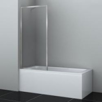 Abens 20W01-80 Brushed nickel Fixed Стеклянная шторка