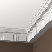 Карниз из полиуретана 1.50.151 Европласт - Плинтус потолочный с рисунком