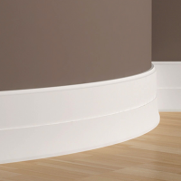 Плинтус напольный из полиуретана 1.53.105 Европласт