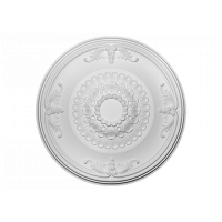 Розетка потолочная с рисунком  1.56.045 из полиуретана Европласт - Орнаментальная розетка