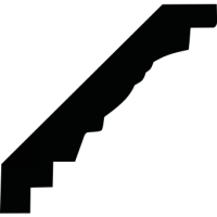 Карниз из полиуретана 1.50.197 Европласт - Плинтус потолочный с рисунком