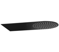 Верхний душ настенный 50x20 см Remer 350UFMNOX, черный матовый 350UFMNOx