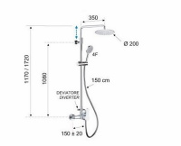 Душевая система Remer Winner W37A8MPEC20M W37A8MPEC20M