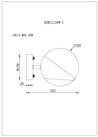 Бра Garda Decor BD-1118739