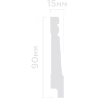 Плинтус напольный из дюрополимера HIWOOD B90
