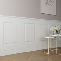 Стеновая панель из ЛДФ с 4-мя филенками,  UW 4200 (760 х 2000 х 12мм.) - Ultrawood 