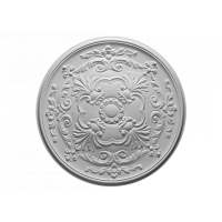 Розетка потолочная с рисунком  1.56.024 из полиуретана Европласт - Орнаментальная розетка