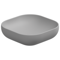 Раковина накладная 45 см GSG Ceramic Design Easy EALAVQU45033, Perla Matt EALAVQU45033