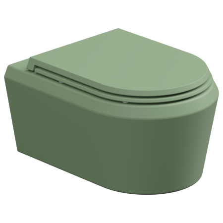Чаша подвесного унитаза GSG Ceramic Design Cruise CRWCSO031, Salvia Matt CRWCSO031