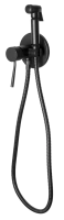 Гигиенический душ со смесителем Remer Minimal N65NO, черный матовый N65NO