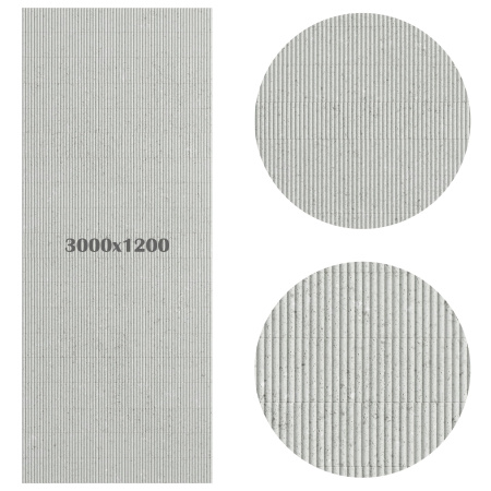 Гибкий камень Decaro Flex Stone Рифленый Чеппо Bricks Ceppo Grey D1020 3000×1200×6-7