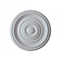 Розетка потолочная гладкая  1.56.035 из полиуретана Европласт