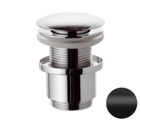 Донный клапан без перелива 1”1/4 Remer 904CC2114NO, черный матовый 904CC2114NO