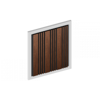 Стеновая панель из дюрополимера HIWOOD LV128 BR396K - 3D Панель