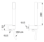 Комплект для душа Mariani B14241PF00, черный матовый B14241PF00