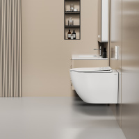 Унитаз ABBER Ultra AC1301 подвесной белый с ультратонким ободком