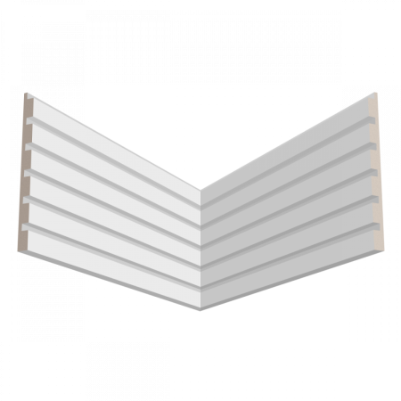 Стеновая панель из ЛДФ Ultrawood арт. UW 04 i (2000 х 240 х 18 мм.) - 3D панель