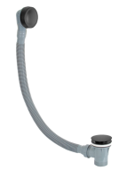 Слив-перелив click-clack для ванны Remer 96PCCNO, черный матовый 96PCCNO